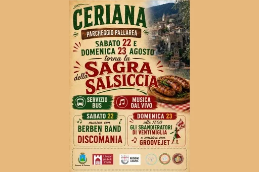 Sagra della Salsiccia di Ceriana 2026